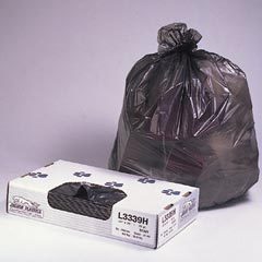 Black Garbage Bags - Heavy Duty, 55 Gallon Capacity | Durable, Tear-Resistant Design