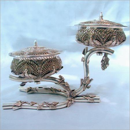 Dry Fruit Box (900 gm) - Glass & Metal 10x8x6 inches Silver | Durable Material Elegant Design Easy to Clean Perfect Gifting Preserves Freshness Secure Closure