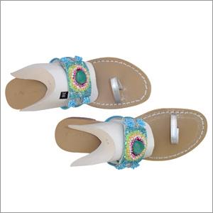 Beaded Indian Slipper