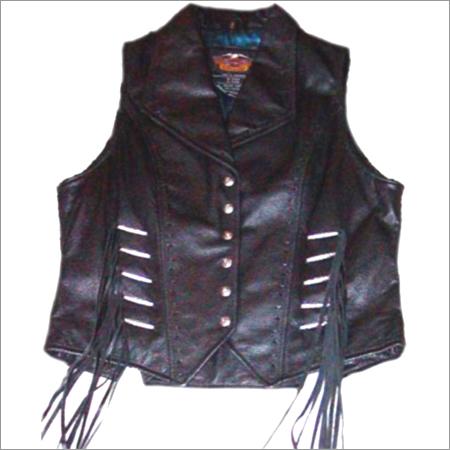 Ladies Leather Vest
