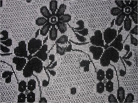 Nylon Lace Fabric With Jacquard Design