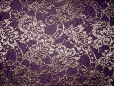 Nylon Lace Fabric with Jacquard Design