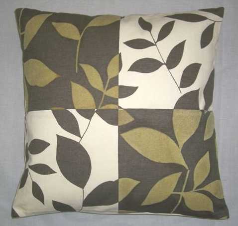 LEAF PRINTED CUSHION COVER
