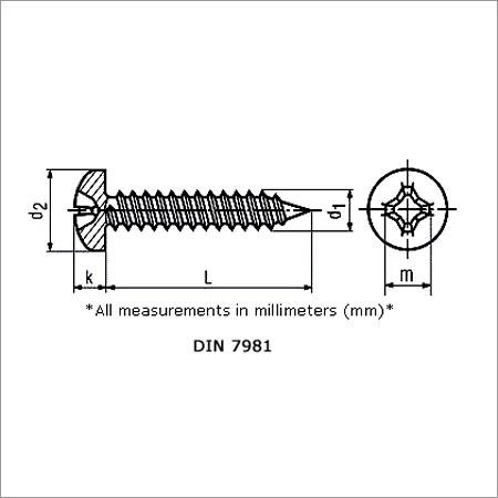 Pan Philipse Self Tapping Screw