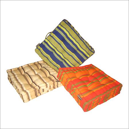 Home Furnishing Products - Cotton Blend 16x16x4 Inches Orange, Soft Cushions Durable Fabric Comfortable Seating