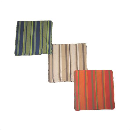 Cushion Covers - Cotton Blend 16x16 Inches Multicolored | Zipper Closure Soft Fabric Durable Design Stylish Striped Pattern