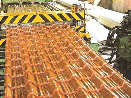 Step Tile Forming Machine