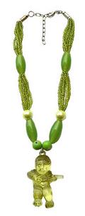 Kids Necklace Made Of Glass Bead, Seed Bead, Plastic Pendant