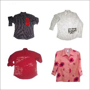 Shirts with Print and Embroideries
