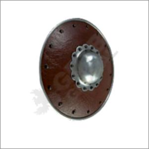 Leather Covered Scaloped Buckler