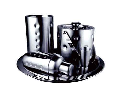 BAR SET WITH DIMPLE