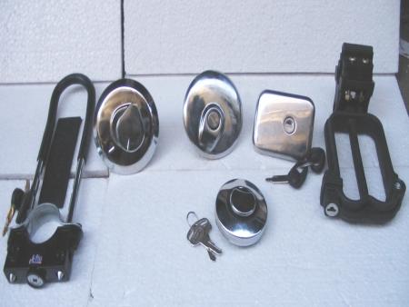 Petrol Tanks Locks & Helmet of Fork Locks