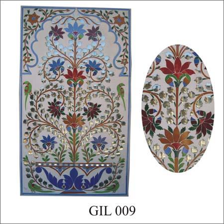 Glass Inlay Wall Panel