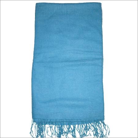 Pashmina Stole - Pashmina Wool 70x200 cm Blue, Soft Texture, Warmth, Reversible Design, Fringe