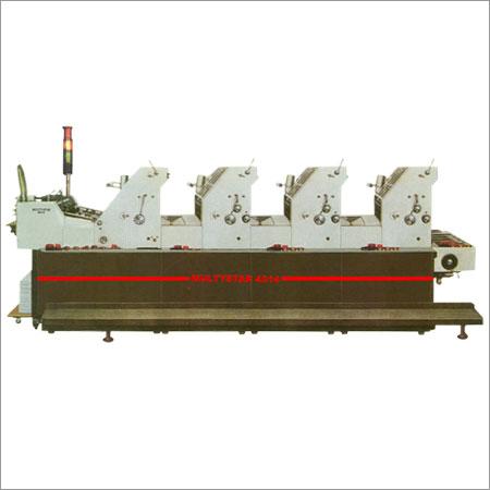 Four Colour Sheet Fed Offset Printing Machine with Full Swing Gripper (4014) - 710x485mm Max Paper Size, Durable Metal Frame, Adjustable Arm, 3-Inch Mirror