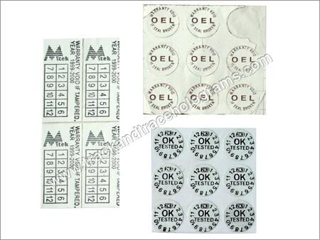 Frangible Vinyl Labels (Tamper Proof)