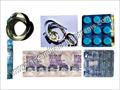 Pharma Hologram Seals - Metalized Polyester, Rigid Size, Blue And White Color | Self-adhesive, Customizable Logo And Style Options