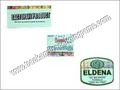 Holographic Pvc Labels - Pvc Material, 36 Micron Thickness, Green Color | Self-adhesive, Customized Size, Logo & Style Options