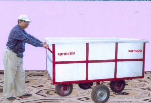 Structural Trolleys with Plastic Container
