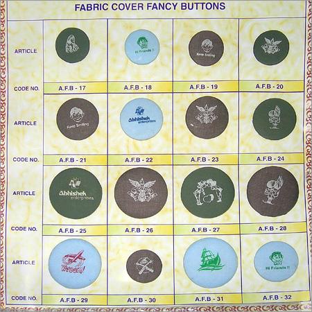 Fabric Cover Fancy Buttons