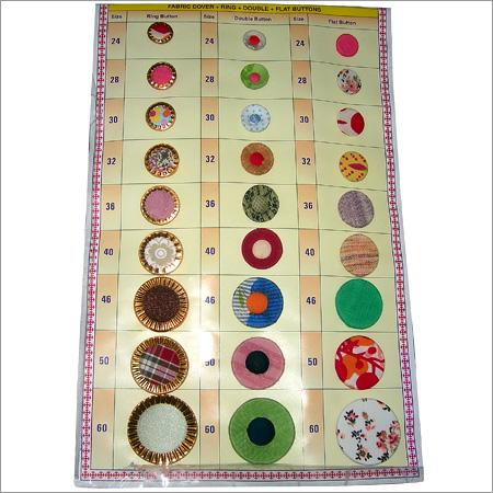 Fabric Cover Ring/Double/Flat Button