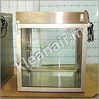 Pass Box - Ss/crca , 300x300 Mm To 1000x1000 Mm | Glass Door, Easy Cleaning, High Operational Fluency, Magnetic Interlocking