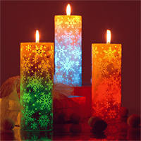 Lumanae Designer Candles - Wax, Varied Sizes, Multicolored | Elegant Design, Long Burn Time, Fragrant Oils, Unique Patterns