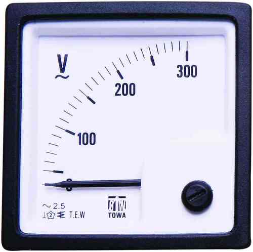 SD 72 Analog Panel Voltmeter