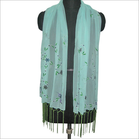 Georgette Handprint Stole