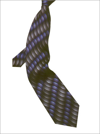 Ties - Silk, 57" x 3.5", Dark Gray | Elegant Geometric Design, Versatile Style, Durable Material, Customizable Print