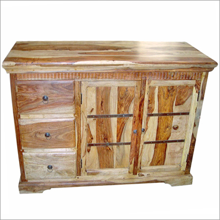 Wooden Side Board with 3 Drawers
