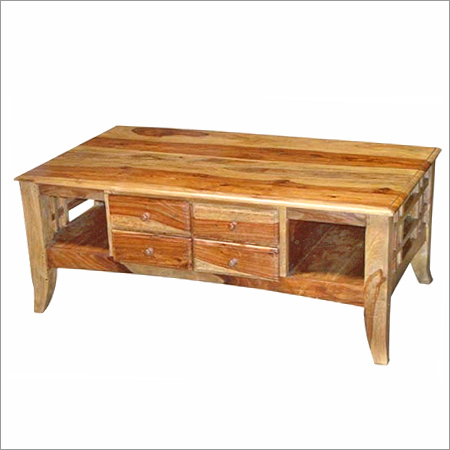 Coffee Table with 4 Drawers