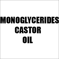 Monoglycerides of Castor Oil