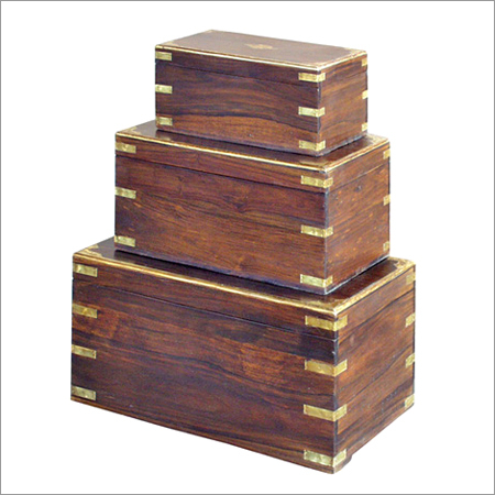 Three Sets of Wooden Boxes