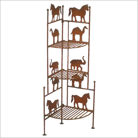 Animal Figure Set With Wrought Iron
