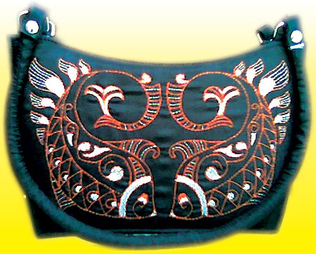 Stylish Ladies Silk Handbag