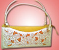 Out Side Handstich Ladies Silk Bags