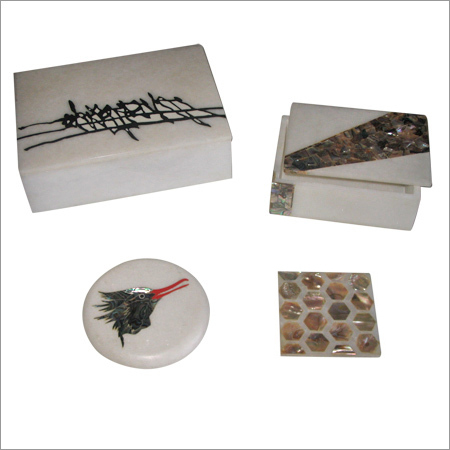Stone Inlay Boxes