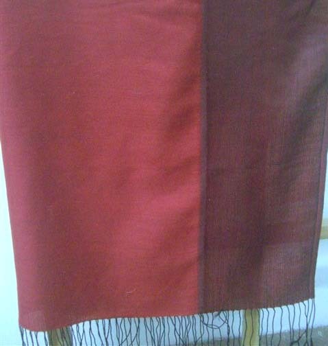 REVERSIBLE SILK WOOL SHAWL