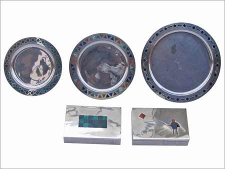 Silver Plates & Boxes