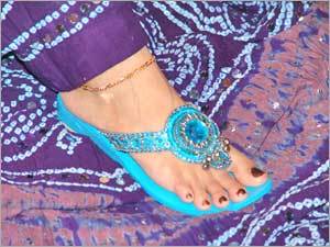 Ladies Embroidered Chappal