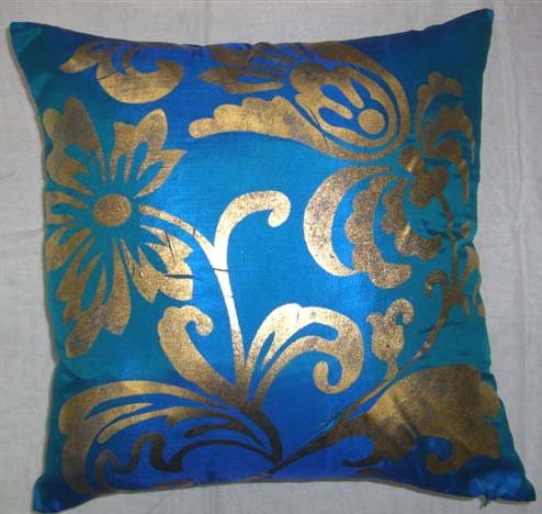 FOIL PRINTED CUSHION COVER
