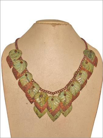 Leaf Marble Necklace