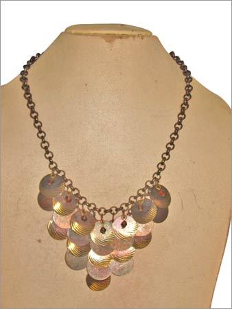 Antique Gold Diamond Cut Necklace