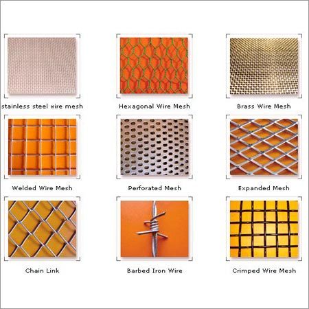 Brass / Welded / Perforated Wire Mesh Chain Link Barbed Iron Wire