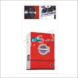 Orange And Silver Industrial Dry Cleaning Machine