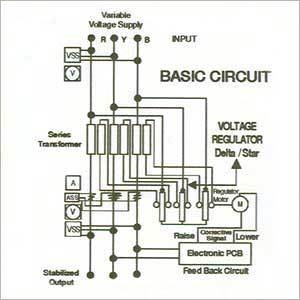 Basic Circuit of Automatic Servo Voltage Controller