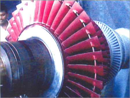 Turbine Rotor After D.P. Testing
