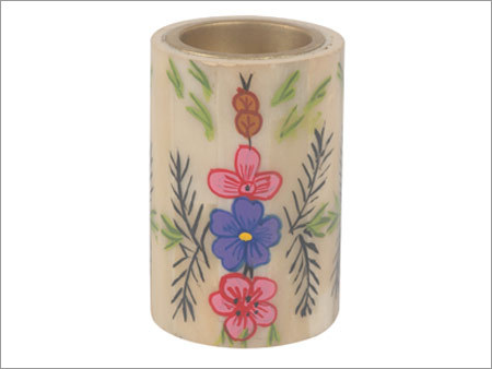 Circular Hand Painted Jewellery Box
