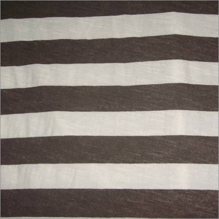 Slub Stripe Print Fabrics